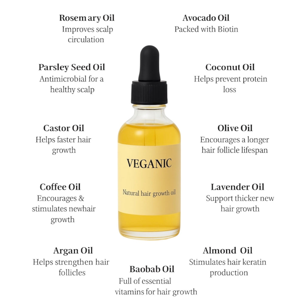 Vegan hair oil